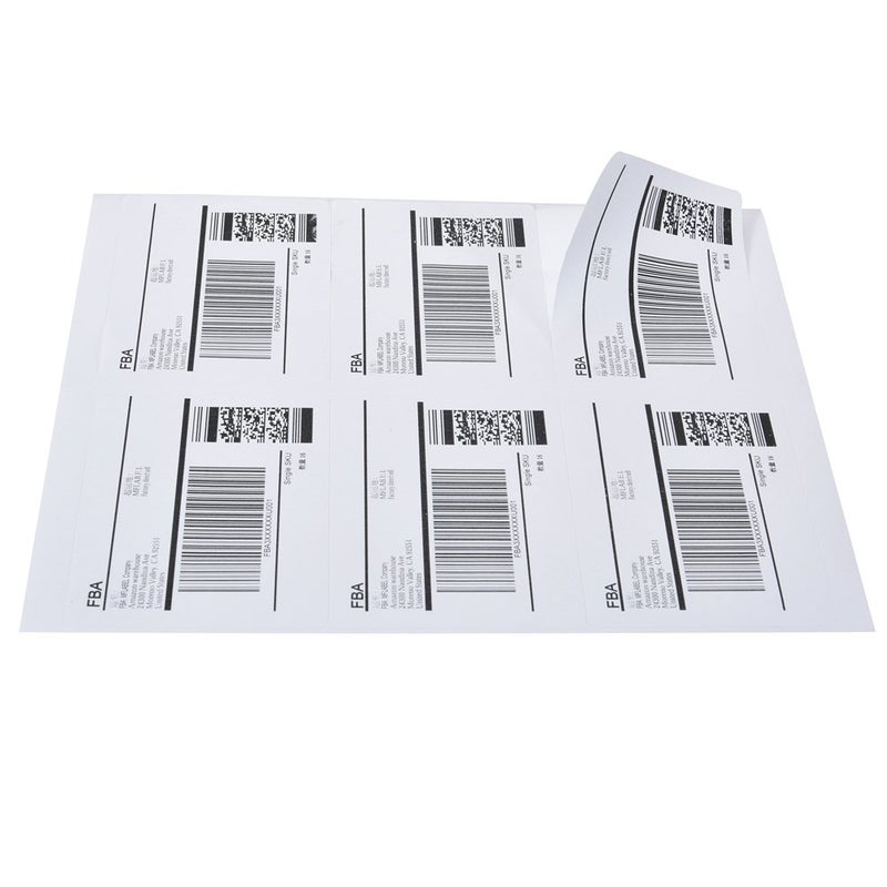 9527 Product 6 up 3-1/3 X 4 Sticker Labels Shipping Address Labels for Laser/Ink Jet Printer,100 Sheets,Total 600 Labels - Image 3